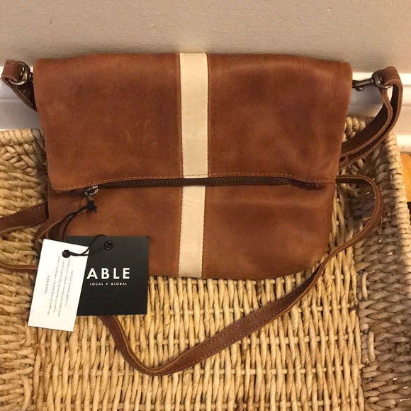 Able Handbags - NWT Able Emnet Foldover Crossbody